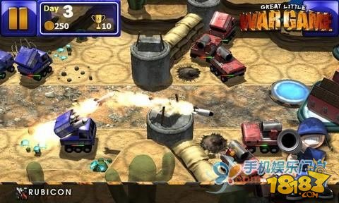 小小战争:全面战争 iOS平台移植过来大型策略游戏