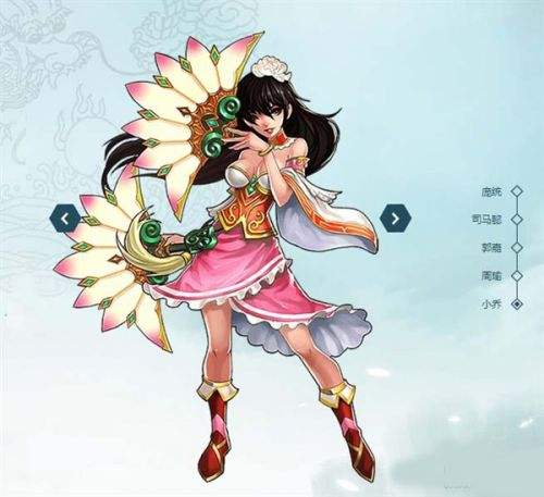 主公莫慌吴国武将小乔的技能属性介绍