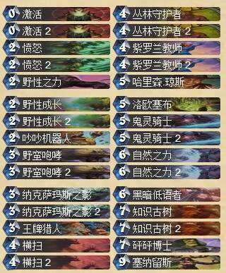 炉石传说卡组分享:传说级黑暗咆哮德