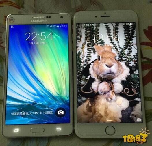 三星a7网友开箱上手三星a7对比iphone6