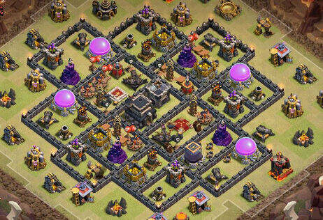 部落冲突九本地震法术伪模拟测试