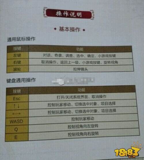 仙剑奇侠传6键盘操作快捷键一览