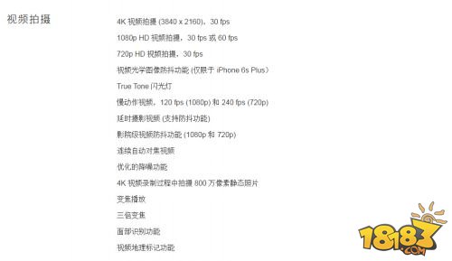 iPhone6s参数配置怎么样 苹果6s参数配置明细