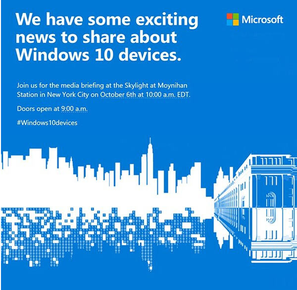 Win10旗舰Lumia950/XL发布会邀请函暗藏玄机
