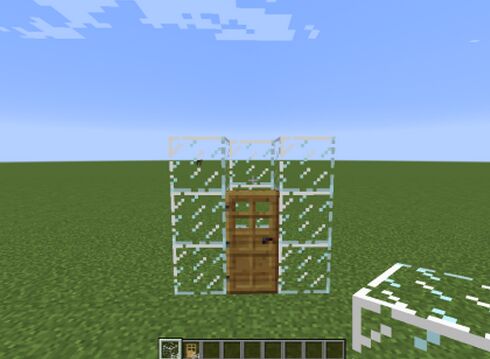 我的世界水电梯的建造方法