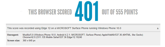 微软Surface Phone现身HTML5跑分网站