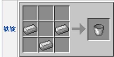 我的世界水桶怎么做?