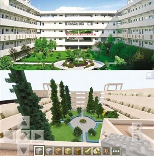 重庆少年用《我的世界》还原母校