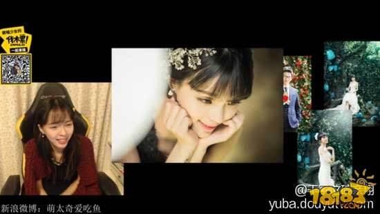 板娘直播和会长婚纱照多张美图鉴赏