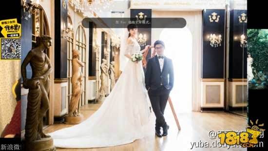 板娘直播和会长婚纱照多张美图鉴赏
