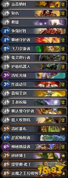 炉石传说TS周报47期：不变的卡组食物链