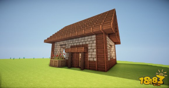 我的世界简单精致的欧式小房子建造教学