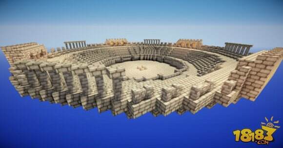 建筑教学 我的世界斗兽场制作图文攻略