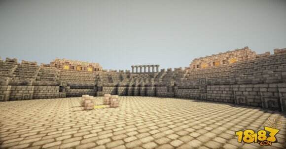 建筑教学 我的世界斗兽场制作图文攻略