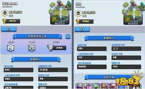 皇室战争王思聪/草莓/若风卡组 爱基俱乐部成员详解