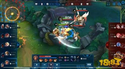 王者荣耀18183小组赛 C组下半场比赛实况
