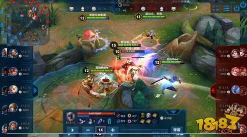 王者荣耀18183小组赛 C组下半场比赛实况