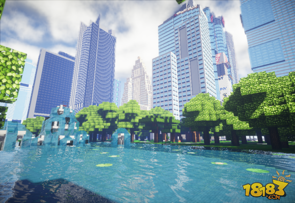 我的世界建筑展示:纽约时代广场