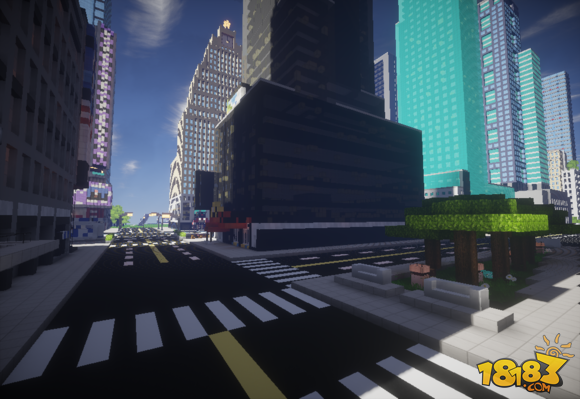 我的世界建筑展示:纽约时代广场