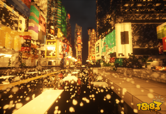 我的世界建筑展示:纽约时代广场