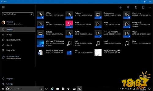 Win10 UWP版《OneDrive》UI更新 仍在测试中