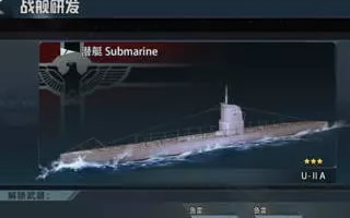巅峰战舰U-IIA潜艇深度分析 著名幽灵杀手