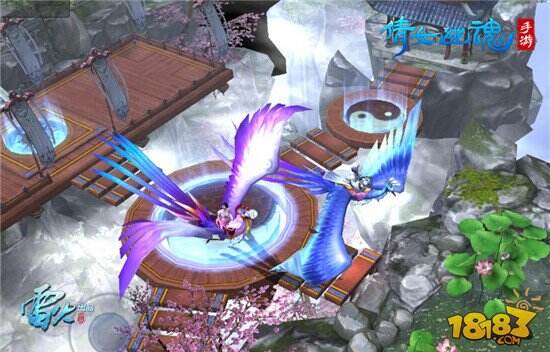 倩女幽魂手游七夕情侣比翼双飞坐骑限量送