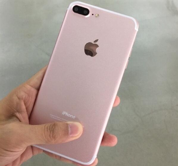 苹果iphone7plus玫瑰金版本现身很有feel