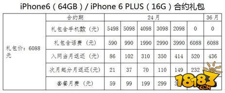 iPhone7电信合约机套餐 电信iPhone7合约机价格