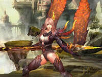 魔域口袋版颜高活儿好 暗黑龙骑PK场的杀戮旋风