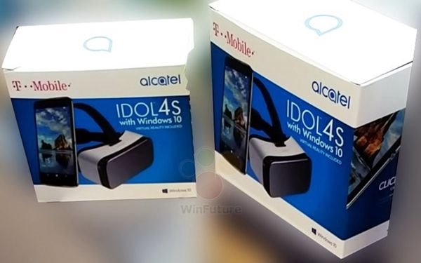 Win10旗舰Alcatel Idol 4S包装盒曝光：配VR头显