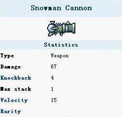 泰拉瑞亚雪人大炮分析 雪人大炮获得方法