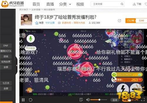 球球清风老大“女朋友”? 嫂子虎牙直播首秀真虐狗