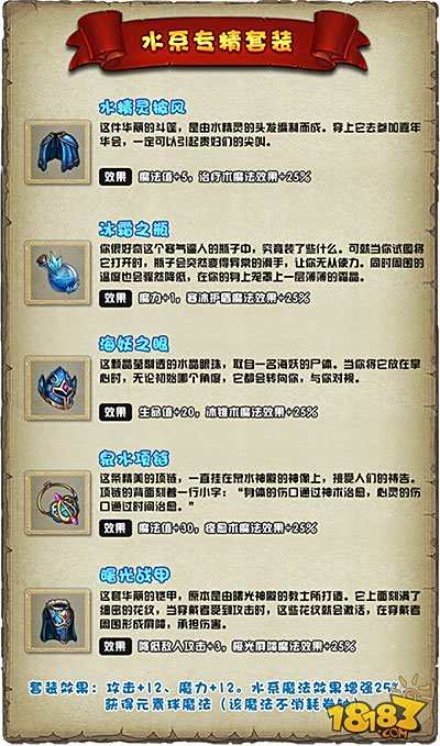 不思议迷宫装备大全 各派系套装属性全介绍