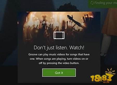 Win10 UWP版《Groove音乐》预览更新 新增MV功能