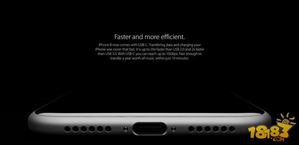 惊艳！苹果iPhone8概念机曝光：屏占比逆天