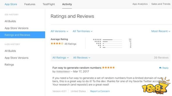 开发者可以在App Store评论区回复玩家了！
