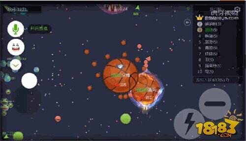 球球大作战反杀绝技 虎牙直播上演头脑风暴