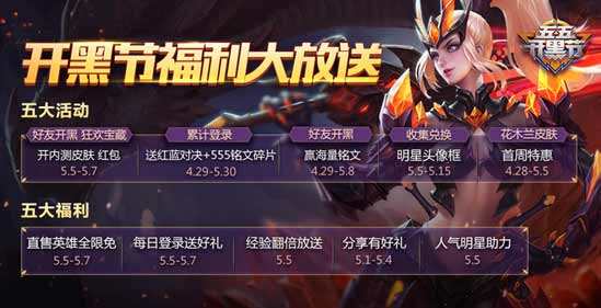 王者荣耀5月3日不停机更新 开黑节来袭鲁班被削