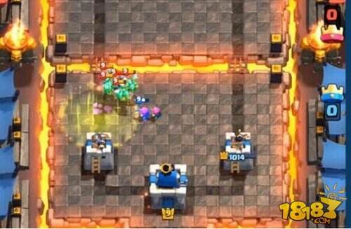 皇室战争治疗法术选卡挑战对战技巧