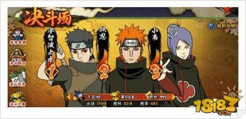 火影忍者手游决斗场克制小南打法解析