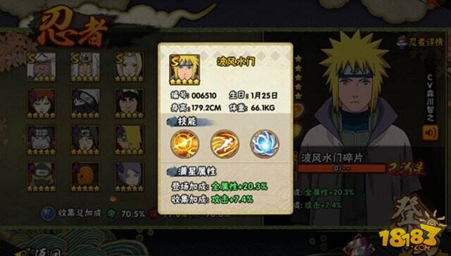火影忍者手游横向对比S级忍者