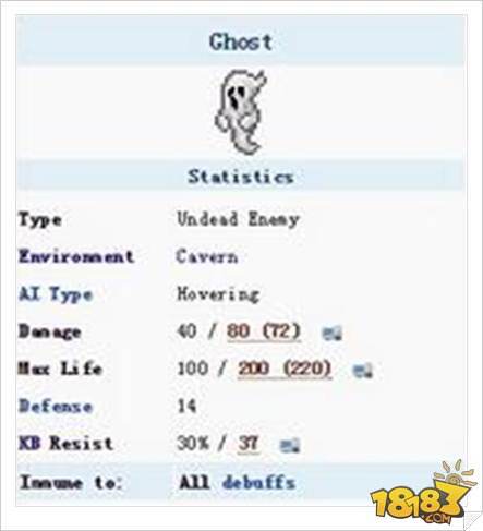 泰拉瑞亚鬼魂资料图鉴及打法讲解