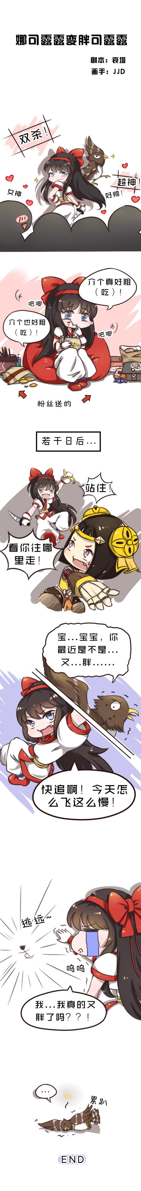 【条漫】娜可露露变胖可露露