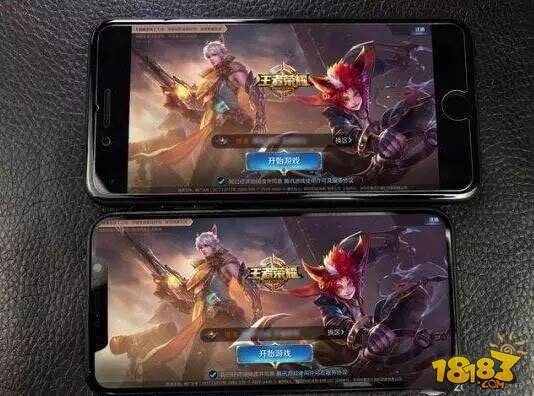 iPhoneX玩王者荣耀竟有巨大黑边 想增加视野？不存在的
