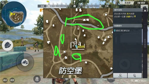 Rules of Survival防空堡地圖攻略 轟炸區的聚集地