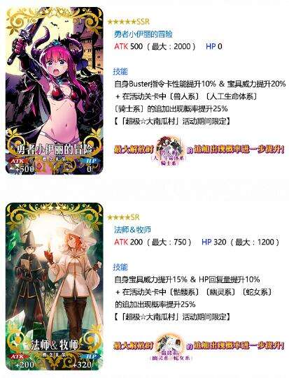 超极大南瓜村 命运冠位指定FGO新活动