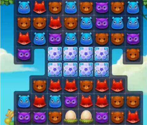 开心消消乐131关收集小鸡消除技巧讲解