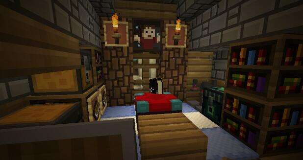 我的世界好看的林中小屋设计图 设计图一览