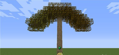 我的世界暮色森林矿工树介绍 吸引半径14格内矿石